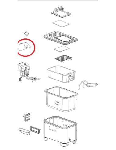 Autocollant pour Friteuse Moulinex 