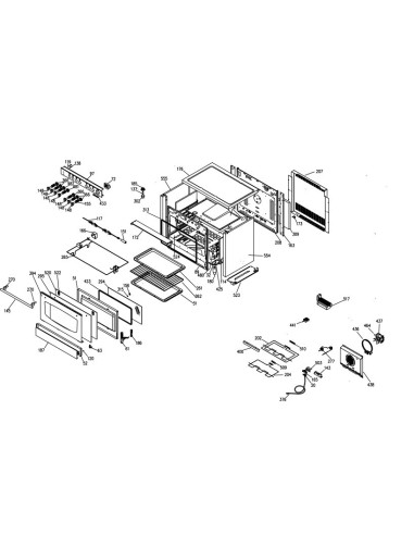 Programmateur Digital 5 Touches pour Cuisiniére GLEM 
