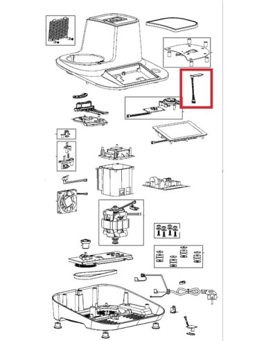 Carte Electronique pour Robot Chauffant Moulinex 