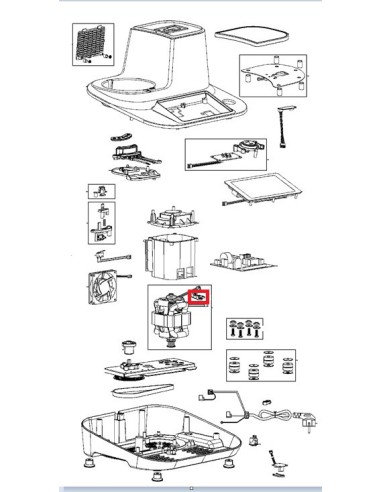 Carte Electronique Moteur pour Robot Chauffant Moulinex 