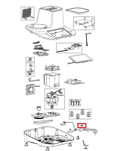 Bride Cordon pour Robot Chauffant Moulinex 