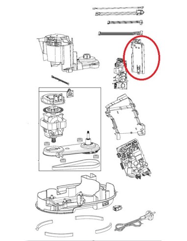 Support Carte Electronique pour Robot Moulinex 