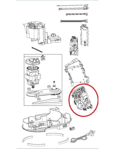 Carte Electronique pour Robot Moulinex 