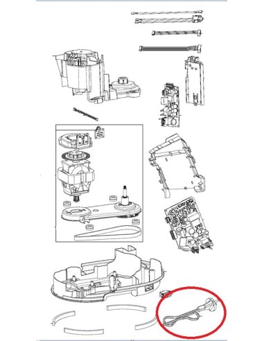 Cordon Blanc pour Robot Moulinex