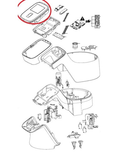 Cadran + Ecran pour Robot Moulinex 