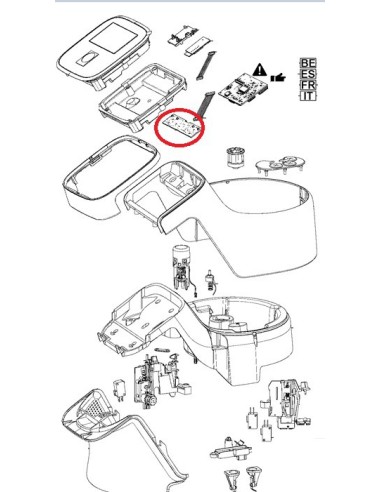 Carte Electronique de Commande pour Robot Moulinex 