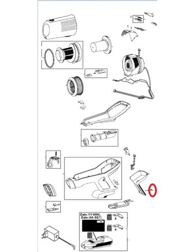 Cache Vis pour Aspirateur ROWENTA
