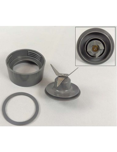 Groupe Base et  Lame y Compris  Joint Gris pour Blender KENWOOD 
