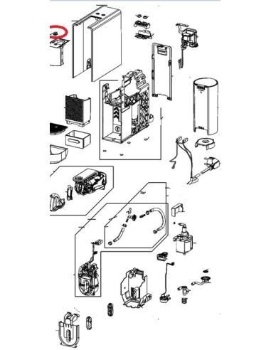 Amotisseur Poignée pour Machine à Café Nespresso Mini KRUPS