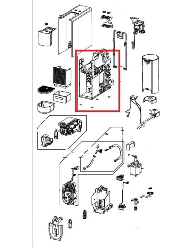 Chassis pour Machine à Café Nespresso Mini KRUPS