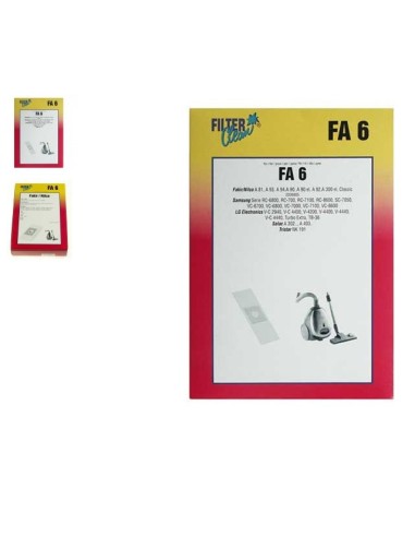 FA6 SAC ASPI PAPIER X5+2 FILTRES pour Aspirateur MEDION