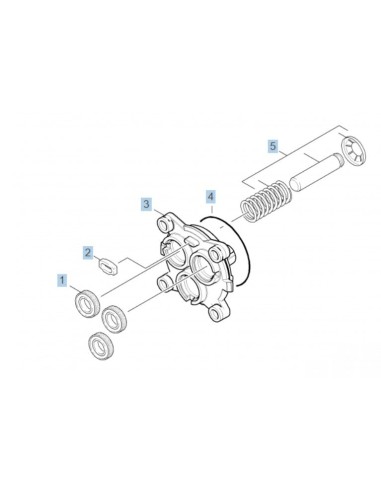 Pompe de guidage de piston K5 FC pour Nettoyeur Haute Pression KARCHER 
