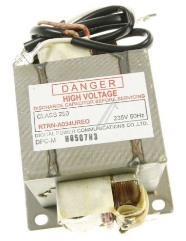 Transformateur pour Micro Ondes Electrolux