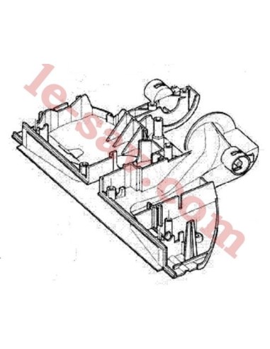 Châssis de la Brosse EB350 pour Aspirateur VK 131 Vorwerk