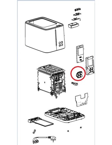 Bouton pour Grille Pain Digital TEFAL 