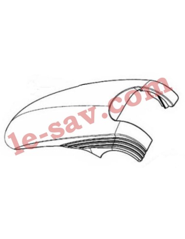 Coque Supérieur de la Brosse HD35 pour Aspirateur VK 135 Vorwerk