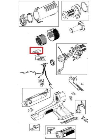 Cadran pour Aspirateur à Main X-FORCE FLEX9.60 ROWENTA