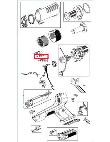 Autocollant Cadran pour Aspirateur à Main X-FORCE FLEX9.60 ROWENTA