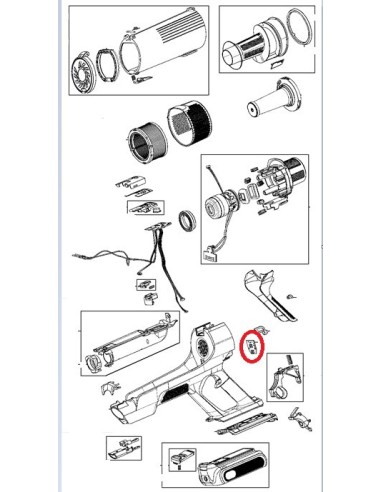 Carte Electronique pour Aspirateur à Main X-FORCE FLEX9.60 ROWENTA
