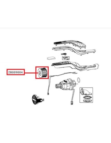 Filtre Moteur  pour Aspirateur à Main Air ROWENTA