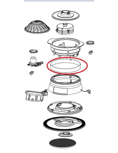 Enjoliveur pour Cuiseur Vapeur STEAM UP MOULINEX