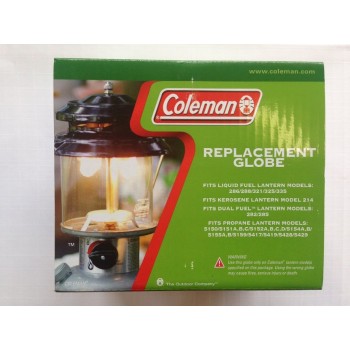 Globe Droit en Verre Diamètre 110 mm pour Lanterne à Essence 285 / 282/214 Coleman