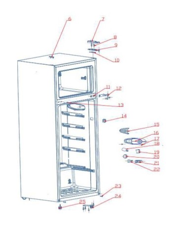 Thermostat pour Réfrigérateur SABA