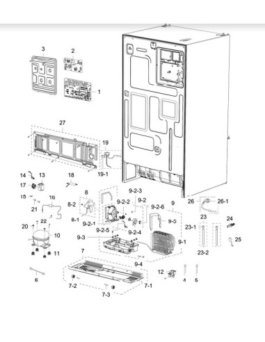 Module de Puissance pour Réfrigérateur SAMSUNG