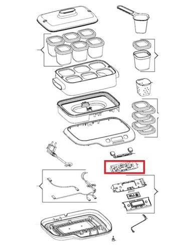 Carte Electronique pour Yaourtière Multi Délices Compact Téfal