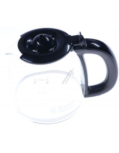 Glass Carafe Black pour Cafetiére RUSSELL HOBBS 