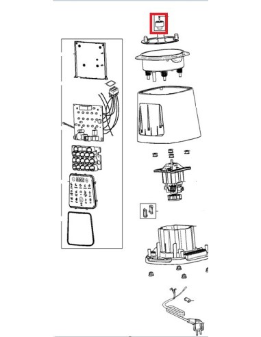 Vis Arbre de Transmission pour Blender PERFECTMIX COOK MOULINEX