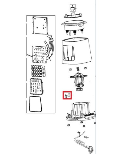 Isolant Connexion pour Blender PERFECTMIX DYNAMIX  ULTRABLEND COOK  MOULINEX
