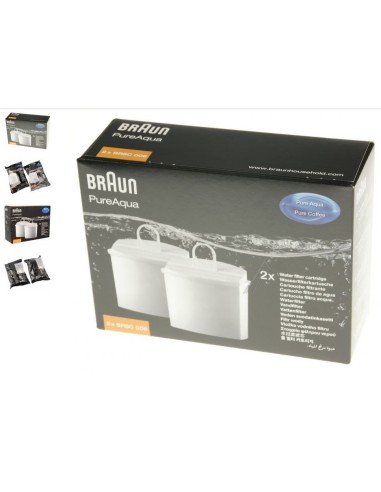 Set x2 Filtre à Eau pour Cafetiére BRAUN 