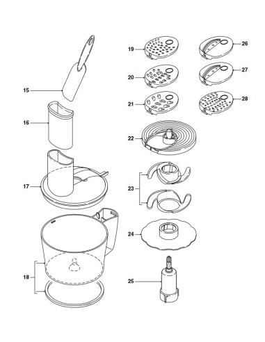 Support Outil pour Robot Culinaire PHILIPS 
