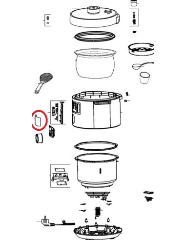 Etiquette Cadran pour Cuiseur Turbo Cuisine MOULINEX