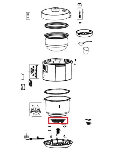 Résistance pour Cuiseur Turbo Cuisine MOULINEX