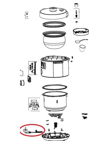 Cordon Blanc pour Cuiseur Turbo Cuisine MOULINEX