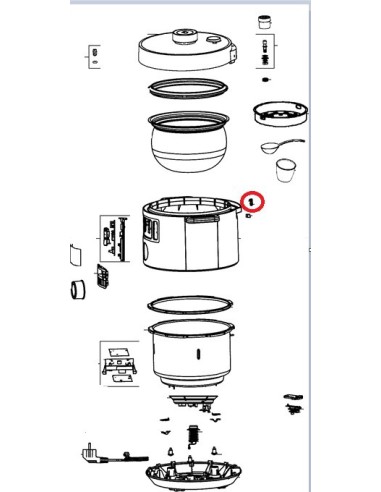 Cache pour Cuiseur Turbo Cuisine MOULINEX