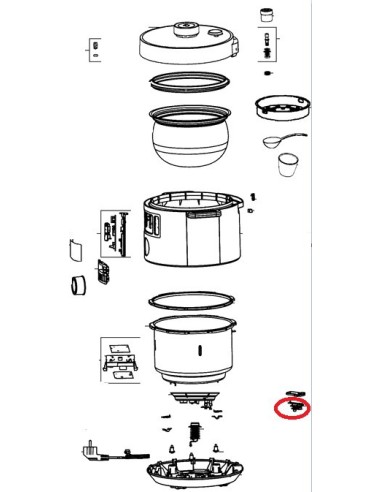 Thermostat pour Cuiseur Turbo Cuisine MOULINEX