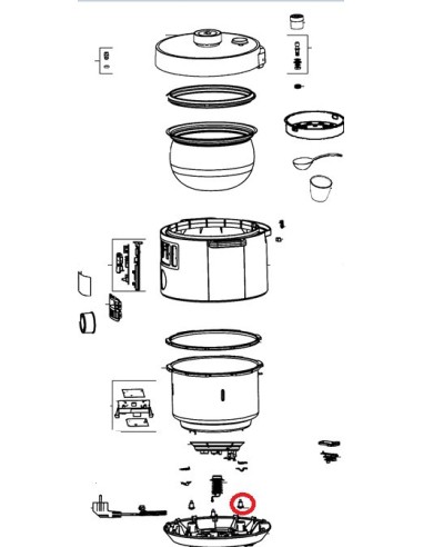 Entretoise pour Cuiseur Turbo Cuisine MOULINEX