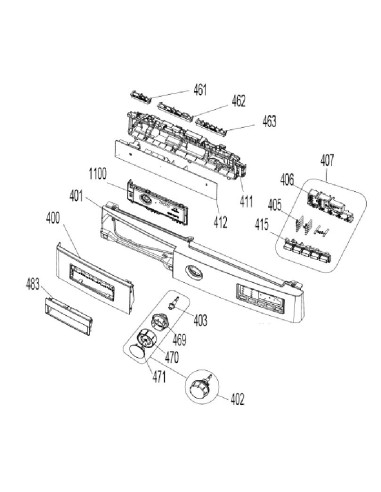 Module Electronique pour Sèche-Linge Continental Edison