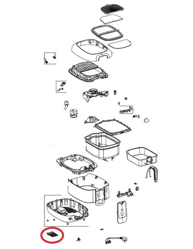 Grille pour FRITEUSE SUPER UNO ACCESS MOULINEX
