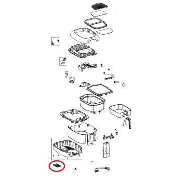 Grille pour FRITEUSE SUPER UNO ACCESS MOULINEX