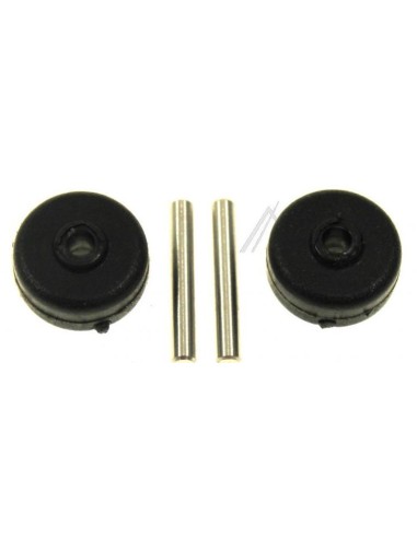 Roulette + Axe x2 Electro Brosse pour ASPIRATEUR A MAIN XFORCE FLEX 8.60 ROWENTA