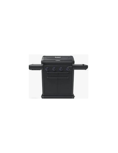 BARBECUE GAZ ONYX 4 S 37289 - Grille Culinary et plancha fonte à rebords - Réchaud latéral - Jupe