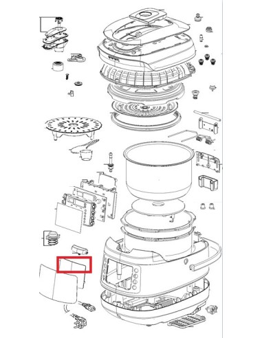 Vitre pour MULTICUISEUR MOULINEX