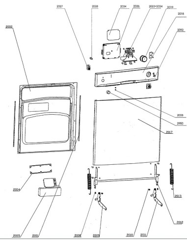 Sécurité de Porte pour Lave Vaisselle CALIFORNIA