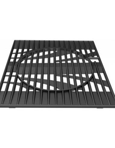 Grille de Cuisson Fonte Emaillée Cadre + Cercle Mate pour Barbecues CAMPINGAZ