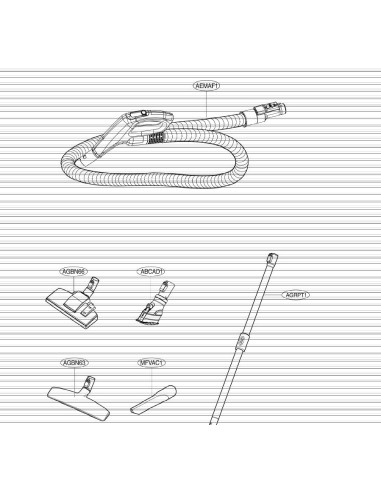 Brosse Aspirateur pour Aspirateur LG