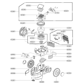 Filtre pour Aspirateur LG